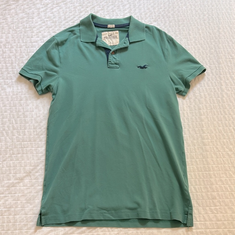 Green Hollister Polo Men’s Small